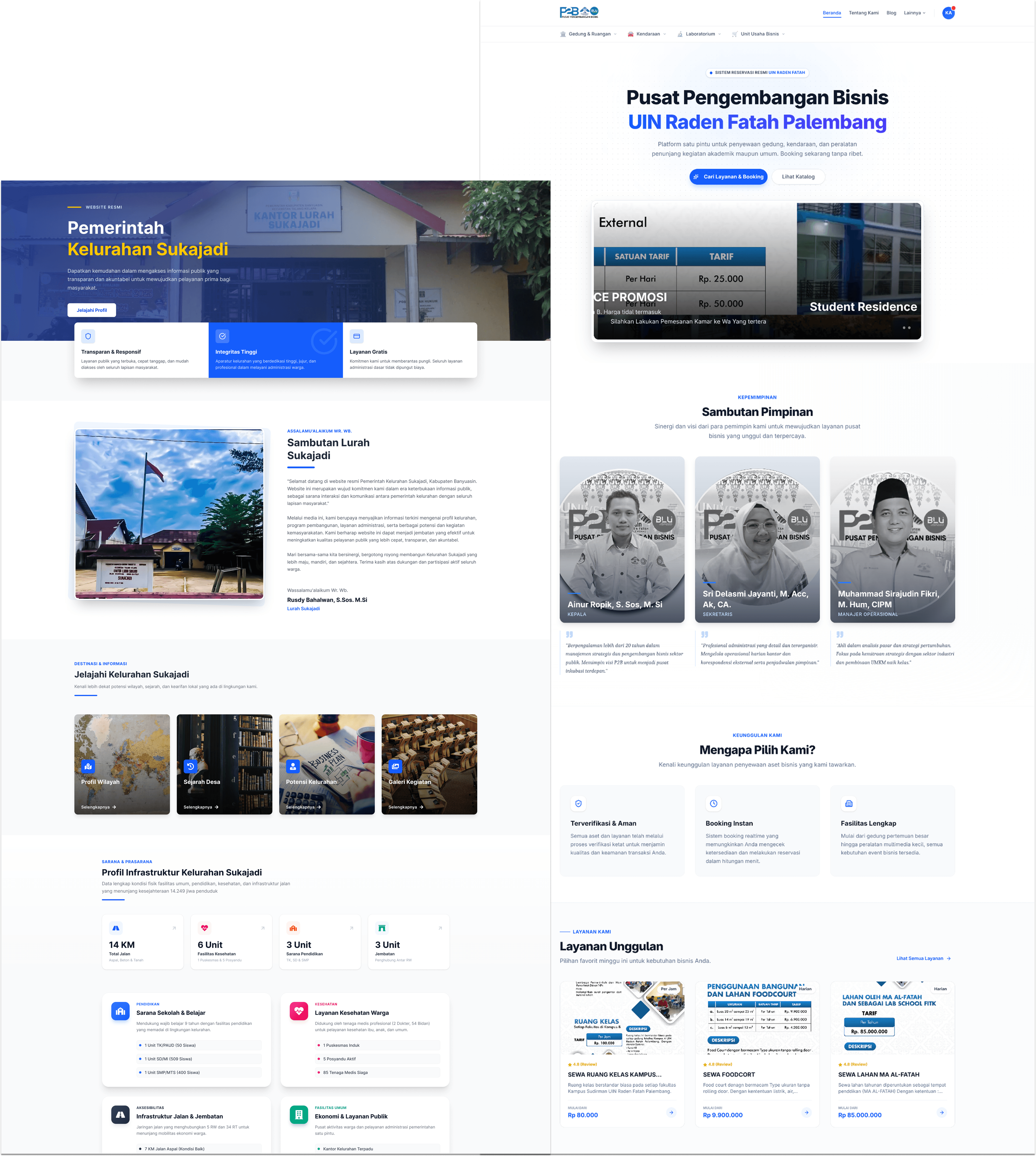 Desain website profesional